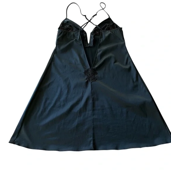 Simone PereleLace and Satin Nightdress Slip Dress